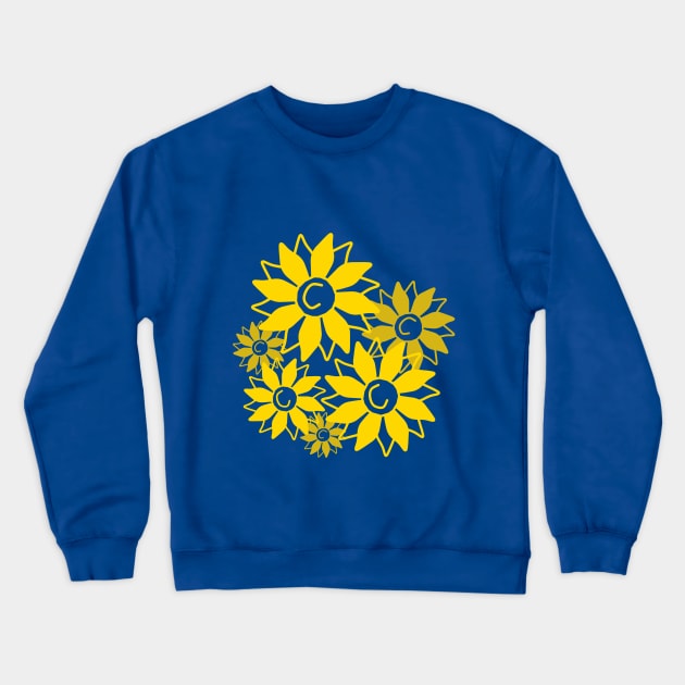 Sunflowers Crewneck Sweatshirt by Toki